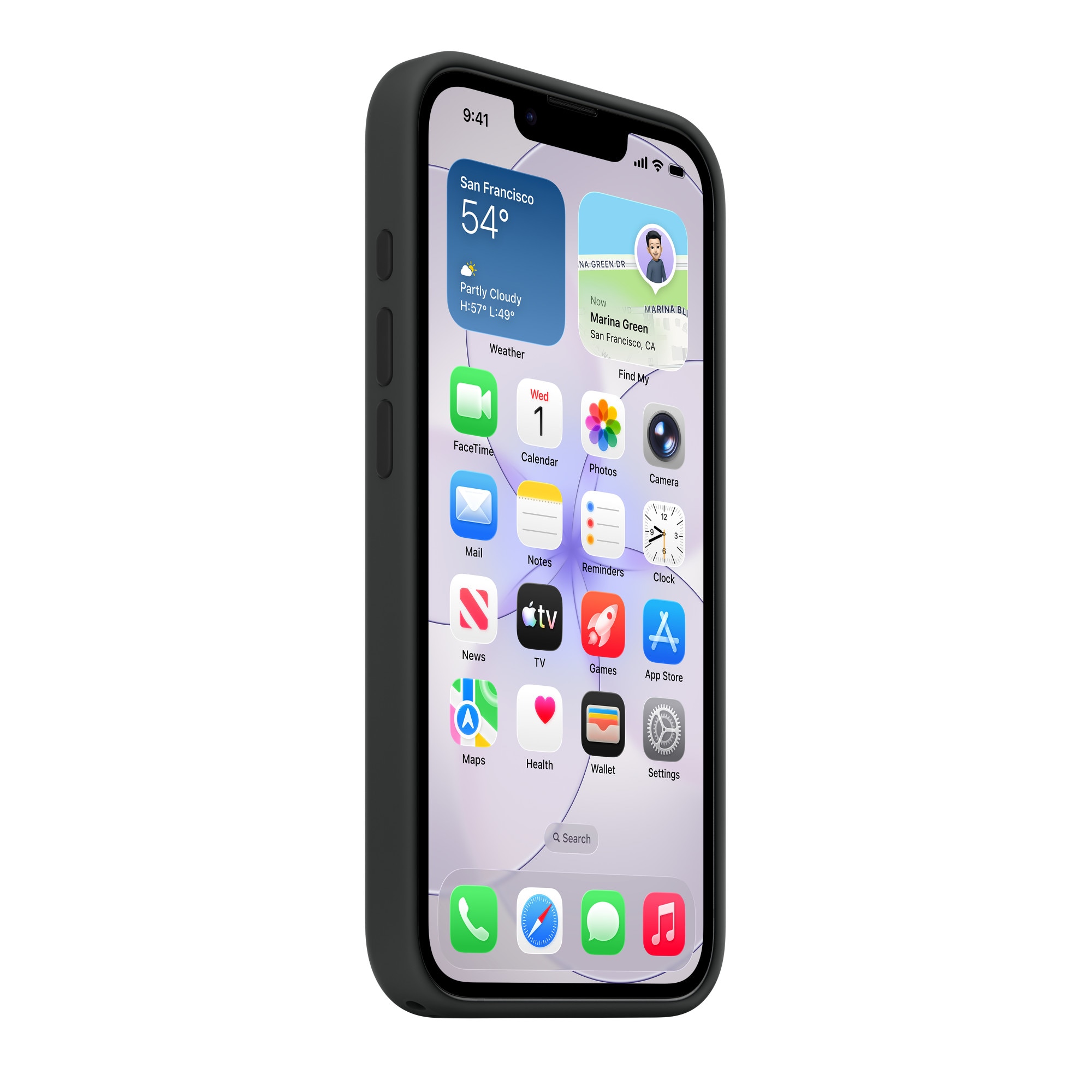 Capa Apple Silicone com MagSafe para iPhone 17e - Preto Preto-4