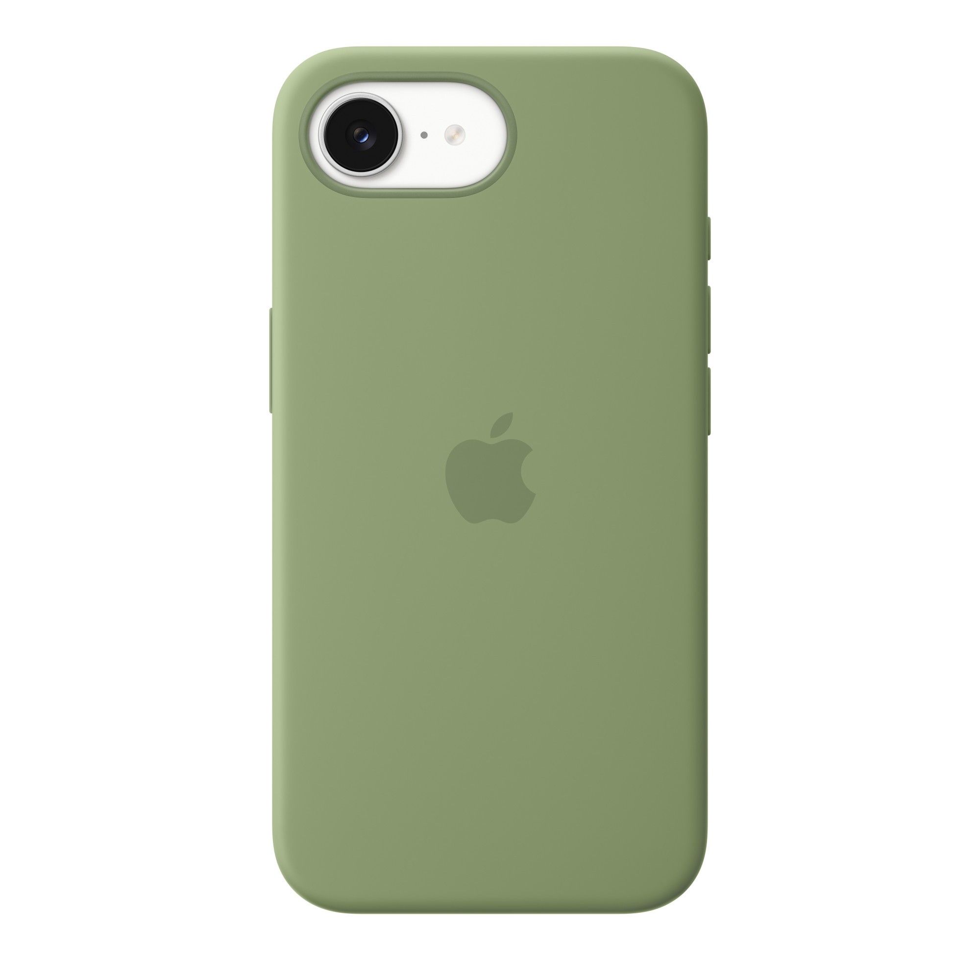 Capa Apple Silicone com MagSafe para iPhone 17e - Light Moss Verde Musgo-1