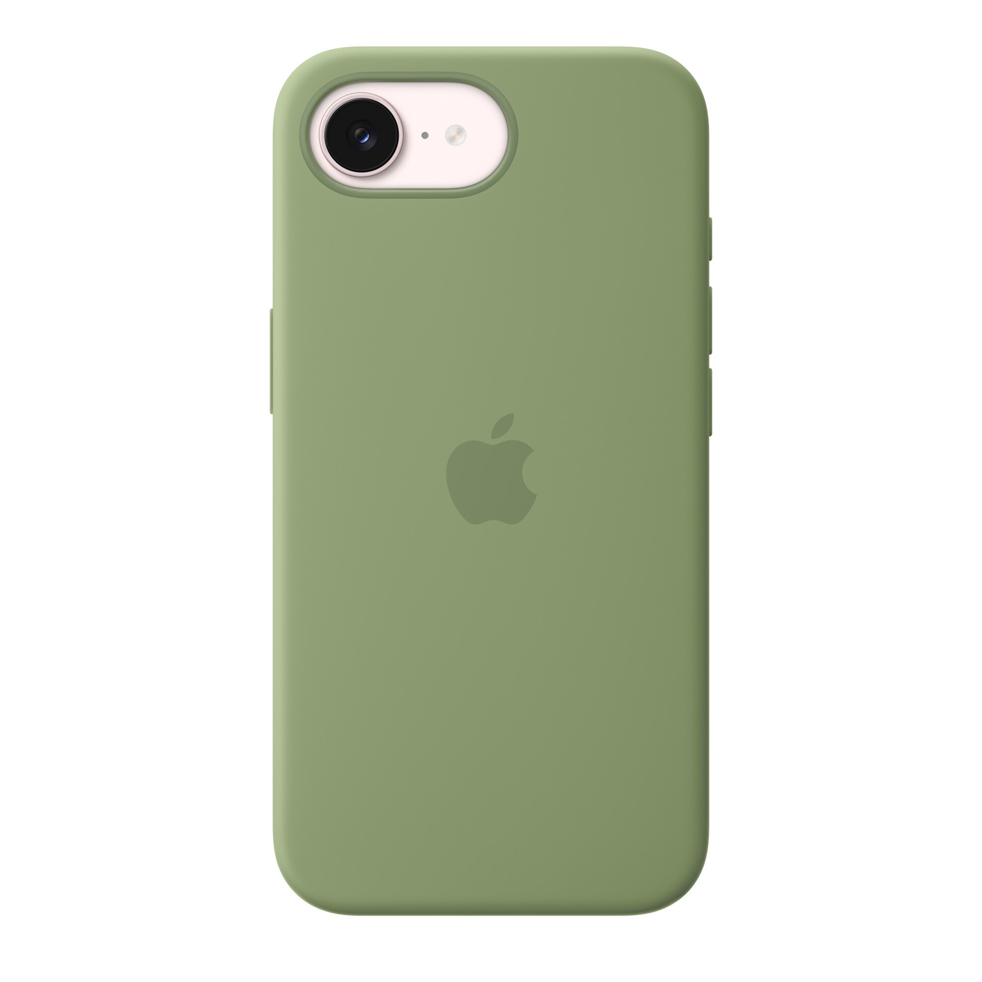 Capa Apple Silicone com MagSafe para iPhone 17e - Light Moss Verde Musgo-2