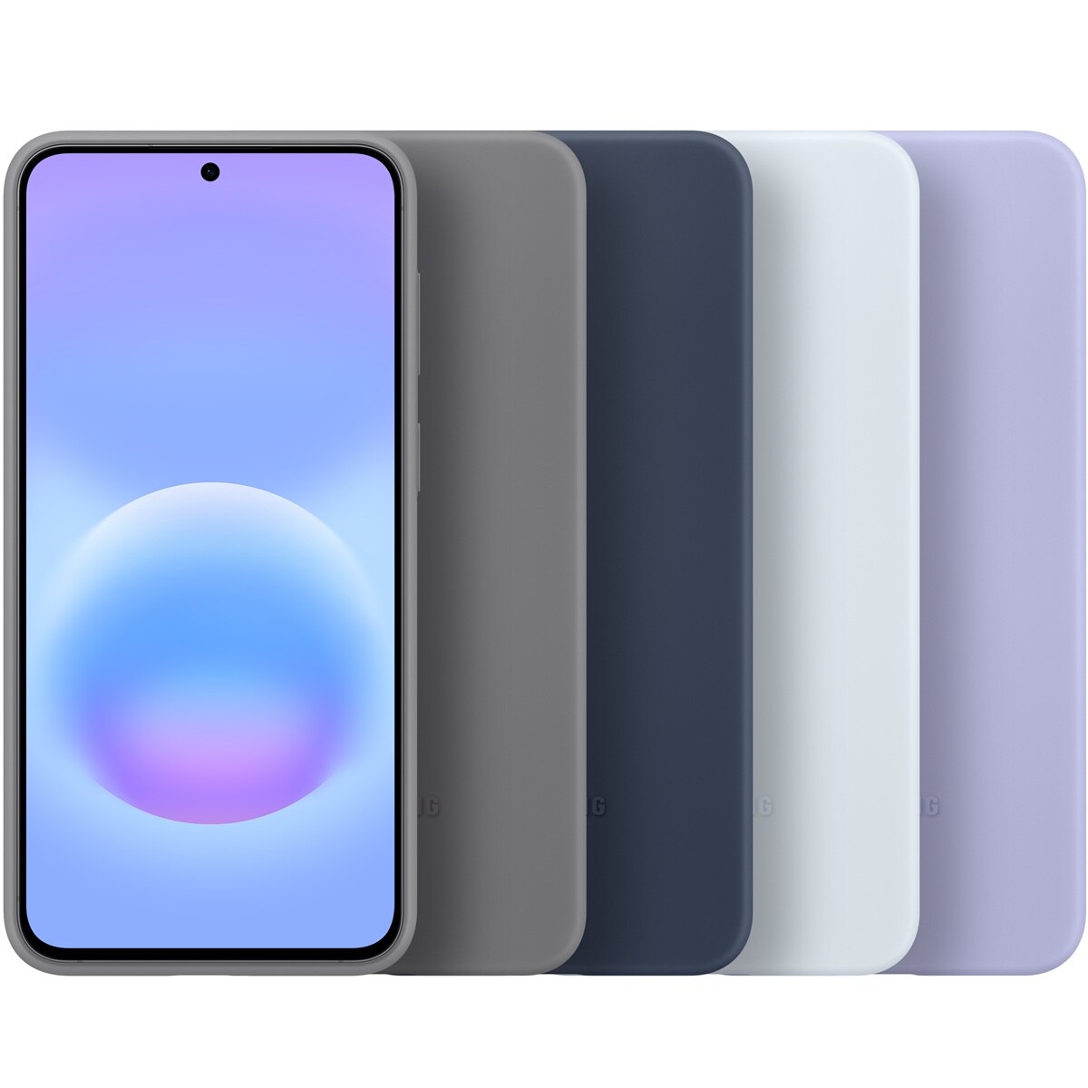 Capa de Silicone para Samsung Galaxy A57 - Azul Claro Azul-claro-6