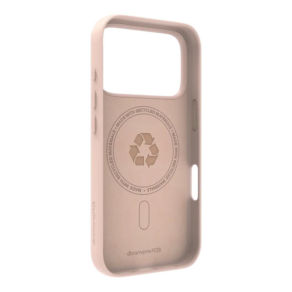 Capa Roskilde MagSafe Icon Dbramante iPhone 18 Pro/17 Pro - Pink Sand 2