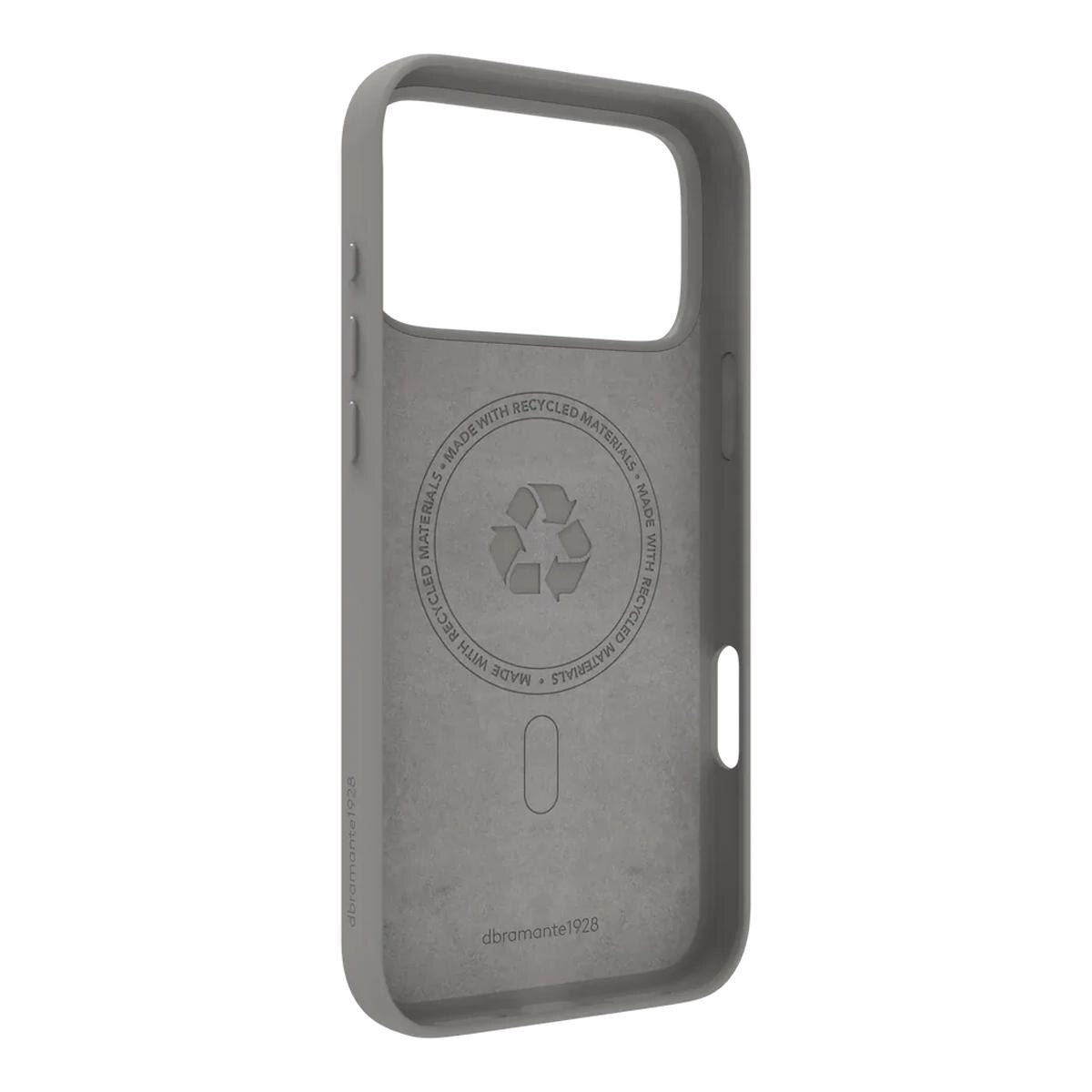 Capa Roskilde MagSafe Icon Dbramante iPhone 18 Pro Max/17 Pro Max - River Stone 2