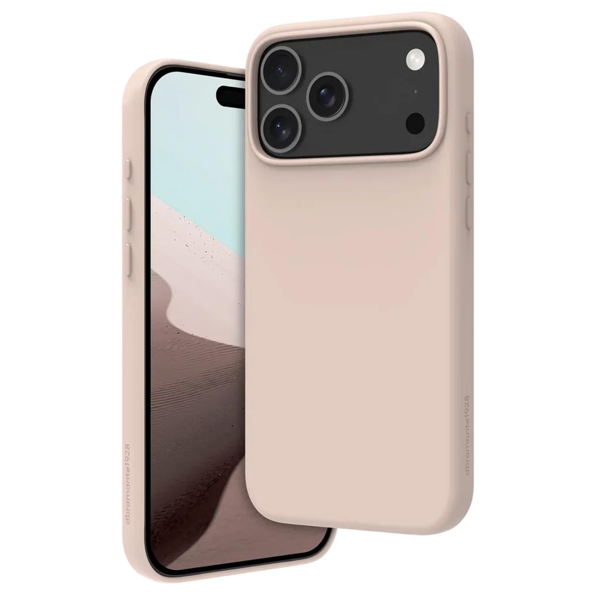 Imagem 0 de Capa Roskilde MagSafe Icon Dbramante iPhone 18 Pro Max/17 Pro Max - Pink Sand