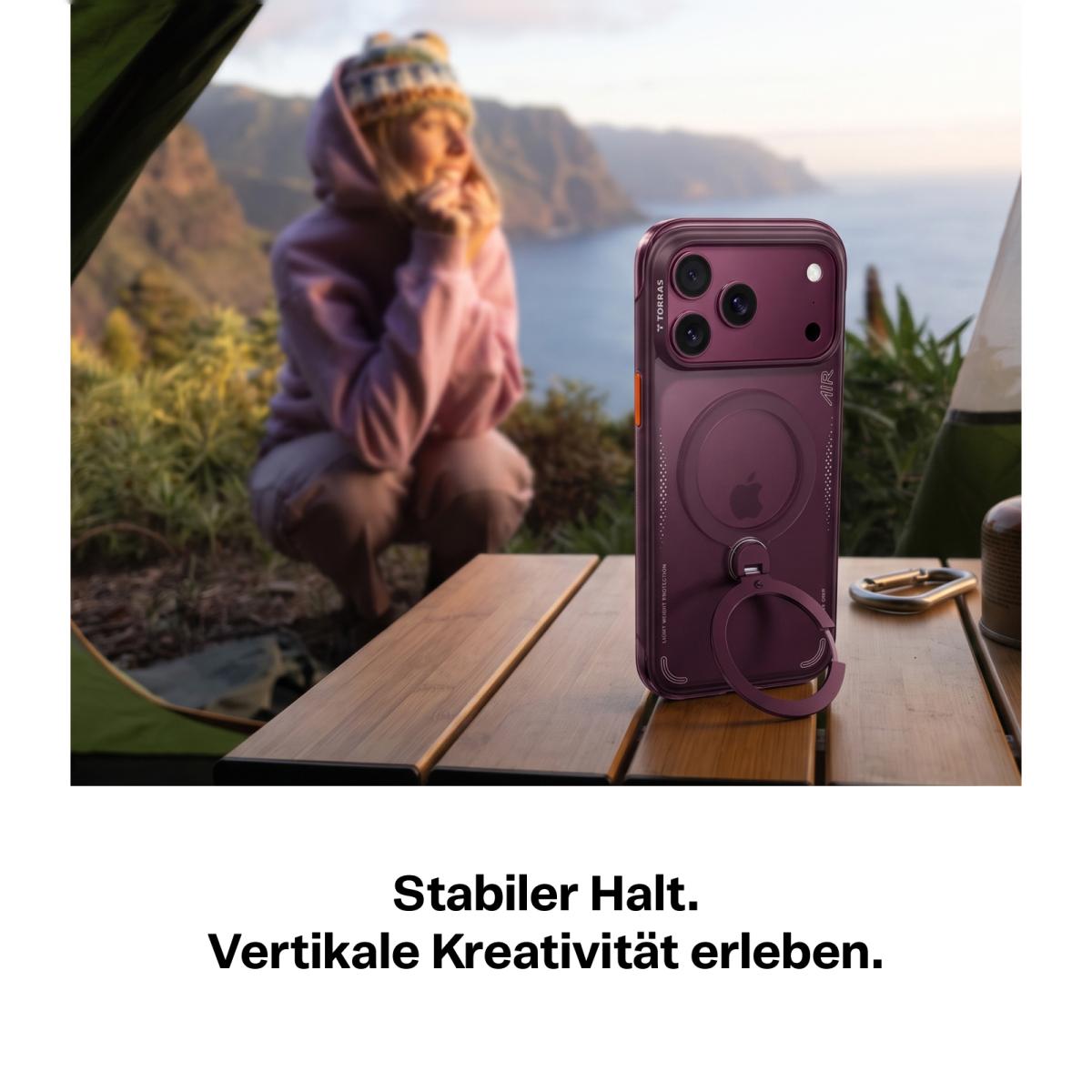 Capa Torras Ostand Q3 Air para iPhone 18 Pro 3