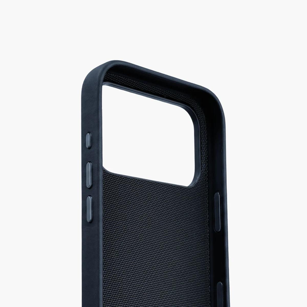 Capa Tecido Entraçado Vonmählen para iPhone 18 Pro Max / 17 Pro Max Azul-4