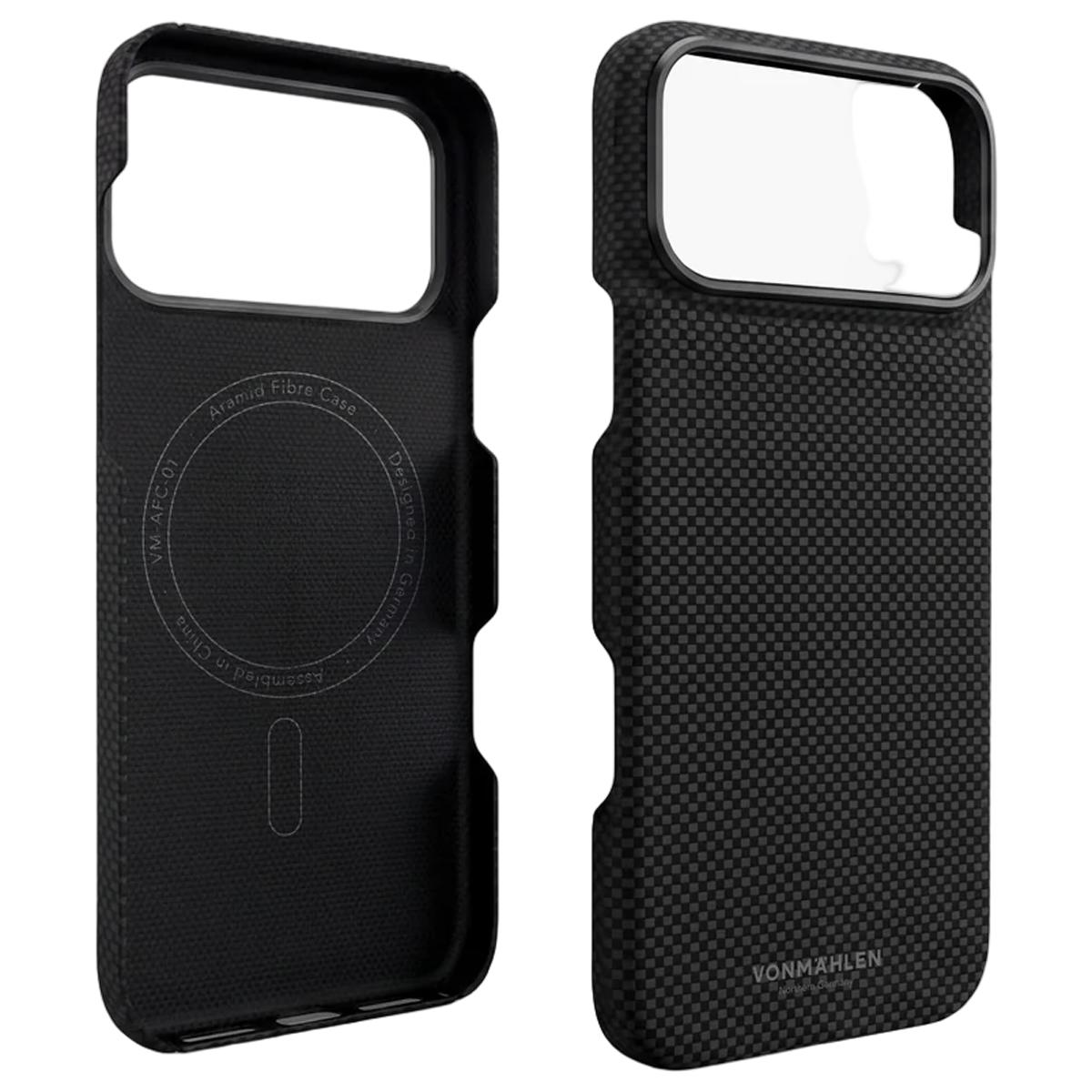 Capa Aramid Fibre Vonmählen para iPhone 18 Pro Max/ 17 Pro Max 3