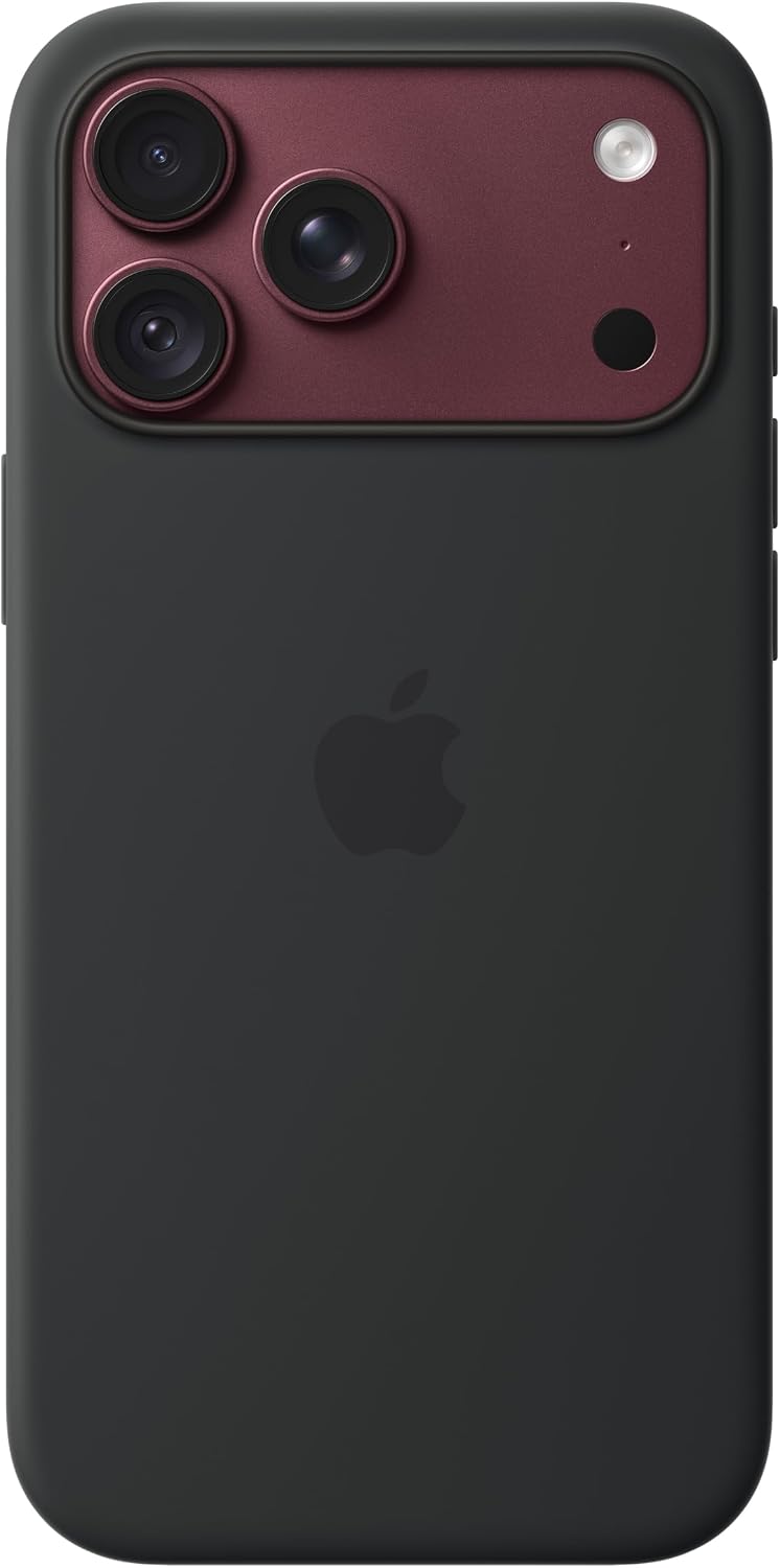 Capa de Silicone Apple com MagSafe para o iPhone 18 Pro Max Preto-2
