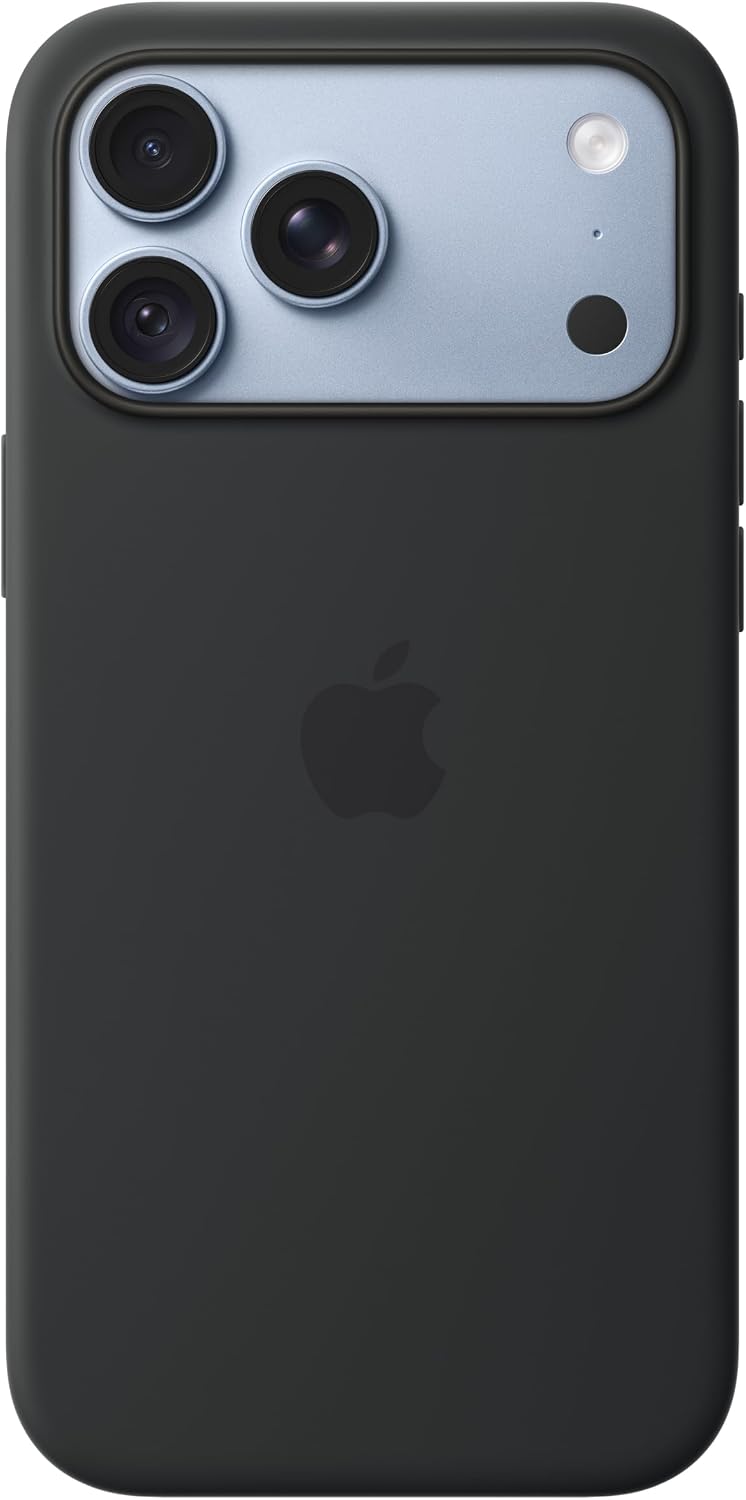 Capa de Silicone Apple com MagSafe para o iPhone 18 Pro Max Preto-3