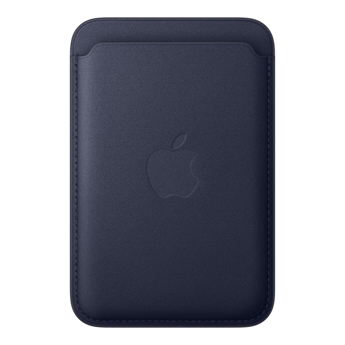 Carteira em Tecido FineWoven Apple com MagSafe para iPhone Azul Navy-1