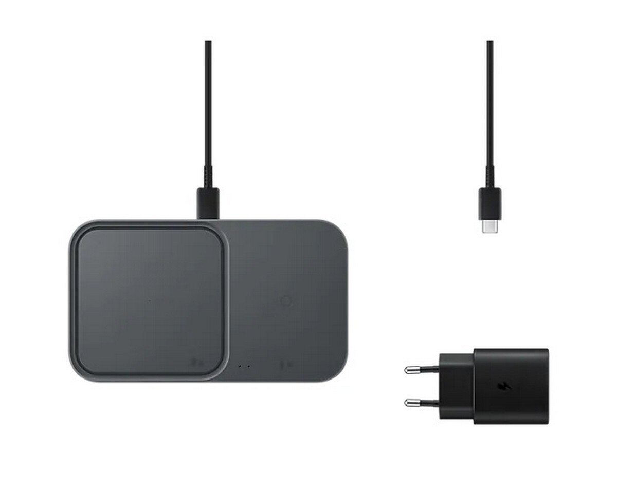 Base de Carga Samsung Sem Fios Duo 15W - Preto Preto-5