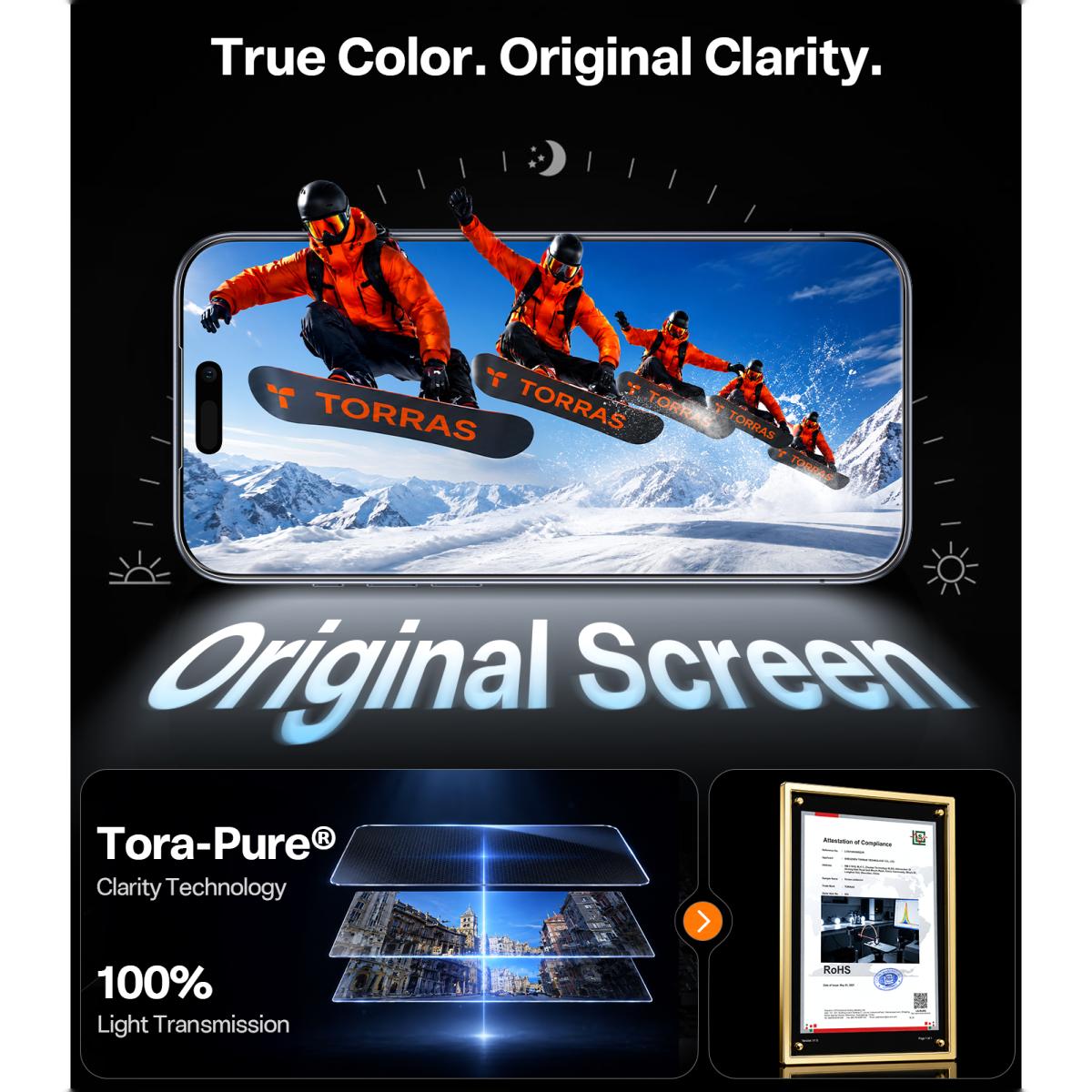 Película Torras HD Shield para iPhone 18 Pro 4