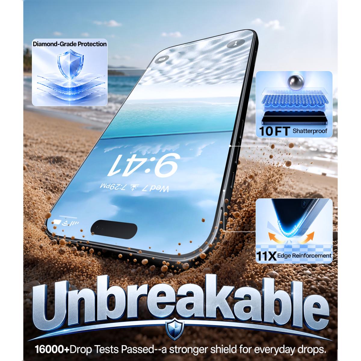Película Torras SunView AR para iPhone 18 Pro Max 3