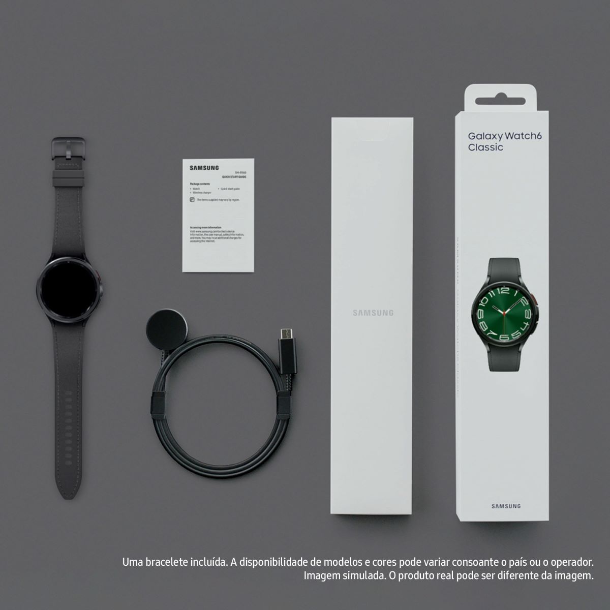 SmartWatch Samsung Galaxy Watch6 Classic 47mm BT - Preto 3