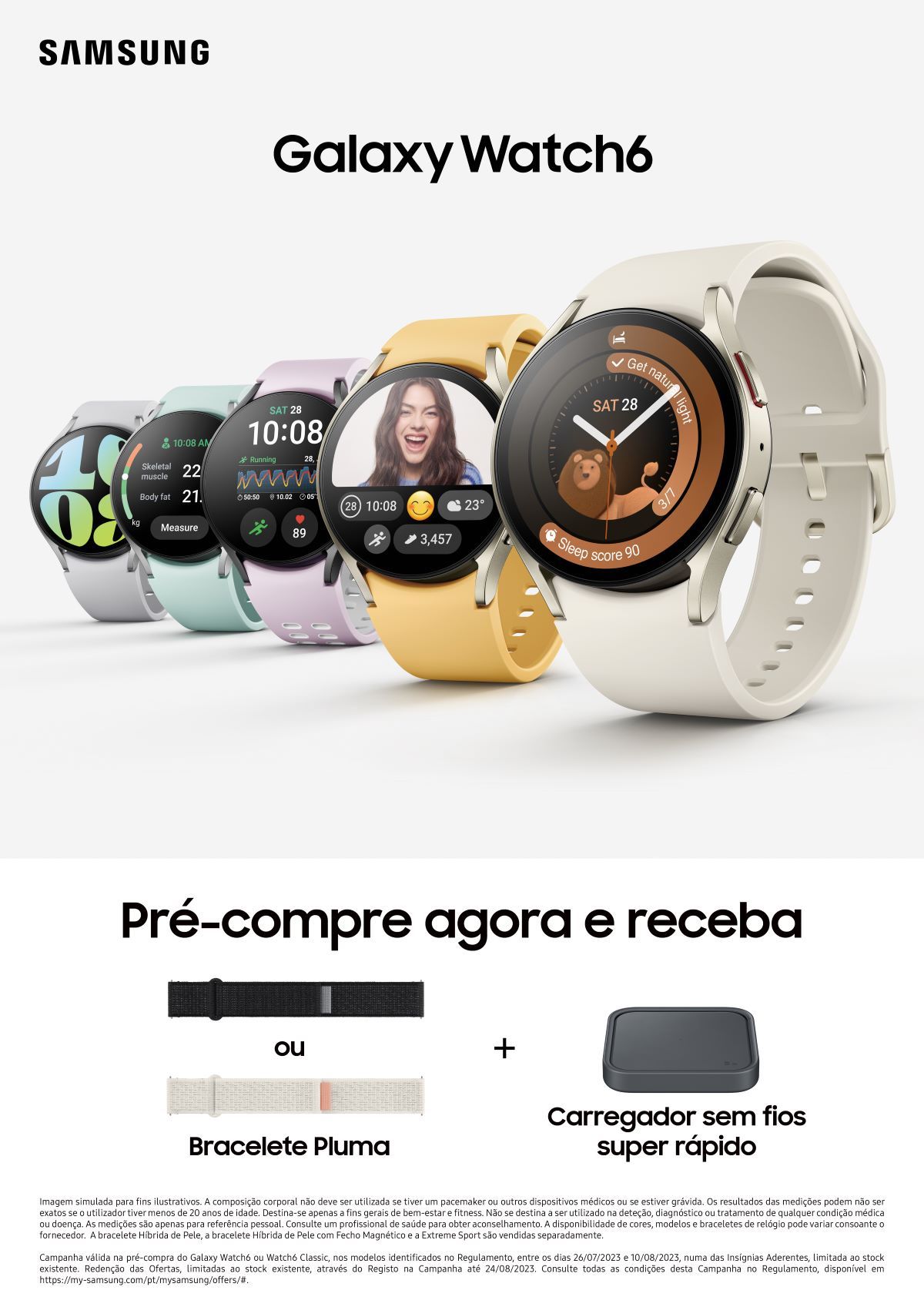 SmartWatch Samsung Galaxy Watch6 Classic 47mm BT - Preto 4