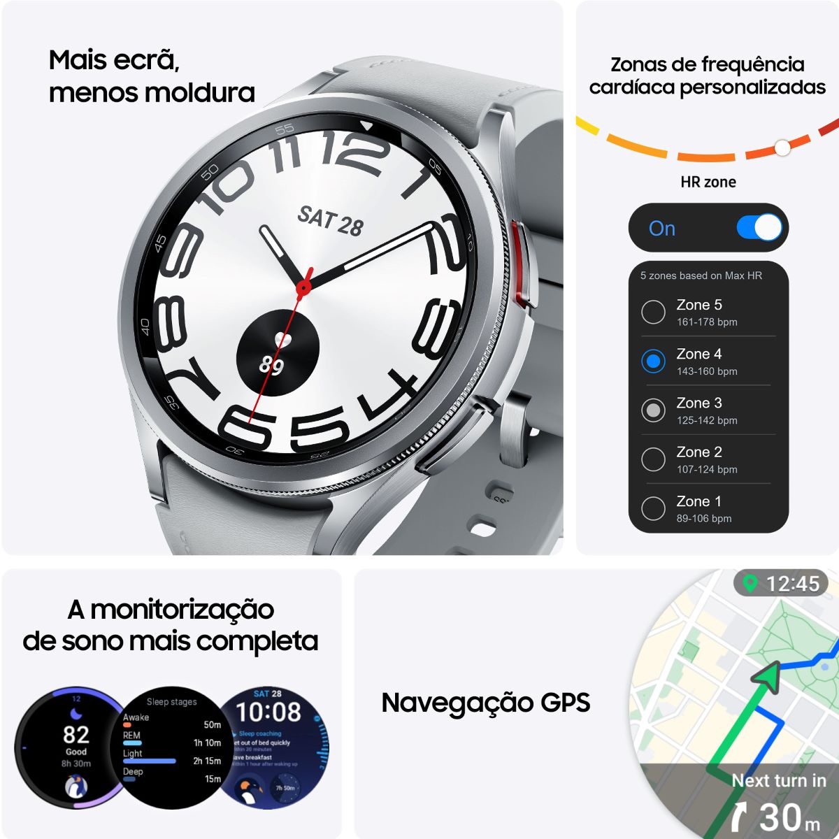 SmartWatch Samsung Galaxy Watch6 Classic 47mm BT - Preto 6