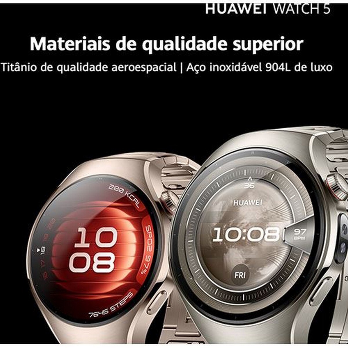Bundle Huawei Watch 5 42mm + Freebuds 6i - Titanium Beige 3