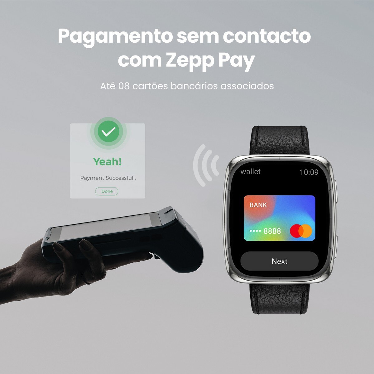 Smartwatch Amazfit Active 2 Square - Preto Preto-13