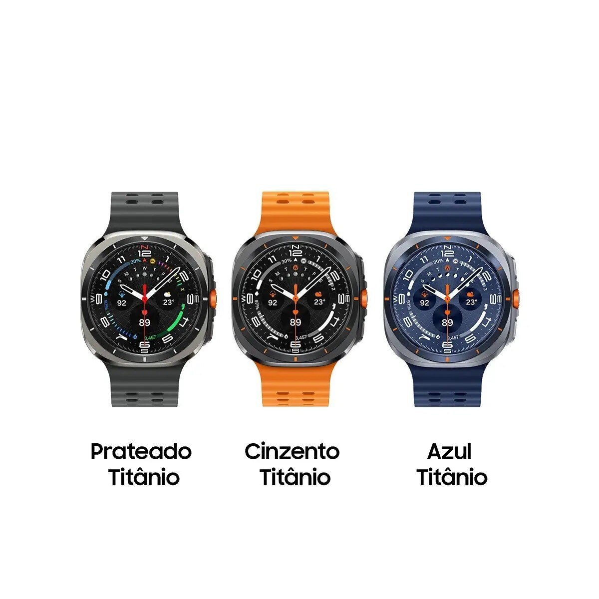 Smartwatch Samsung Galaxy Watch Ultra 2025 LTE 47mm - Prateado Titânio Prateado-2