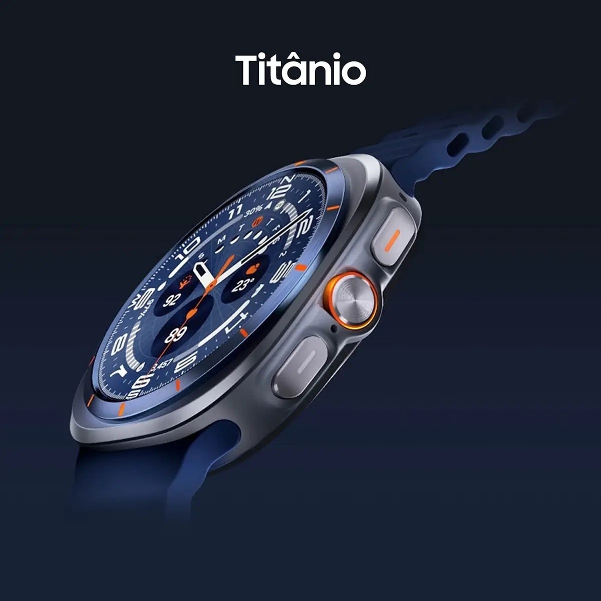 Smartwatch Samsung Galaxy Watch Ultra 2025 LTE 47mm - Prateado Titânio Prateado-3