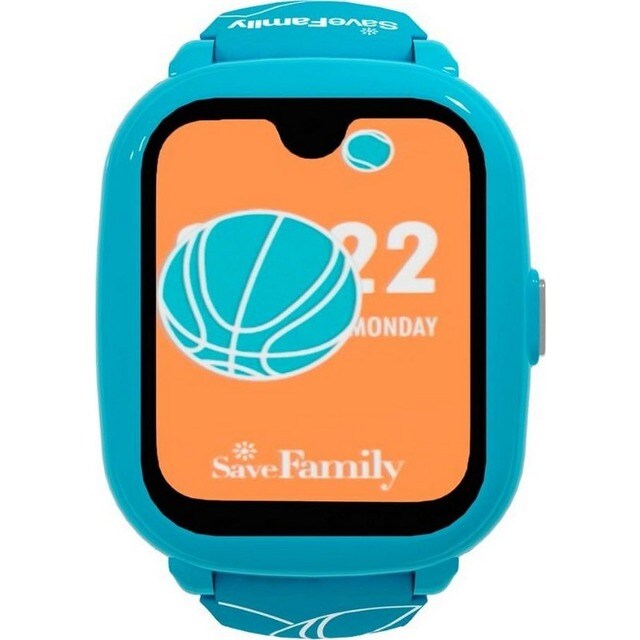 Smartwatch Savefamily Iconic Plus 2 Swatch Crianças Silic E - Azul - Sportive Azul Sportive-2