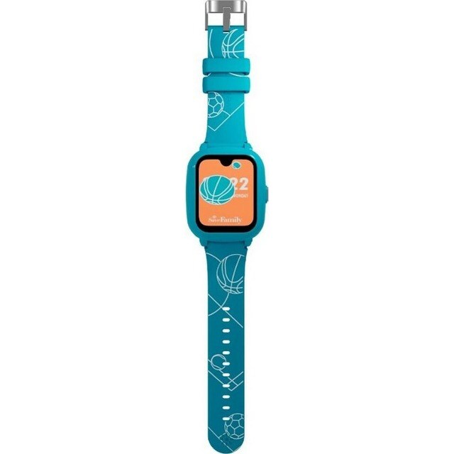 Smartwatch Savefamily Iconic Plus 2 Swatch Crianças Silic E - Azul - Sportive Azul Sportive-5
