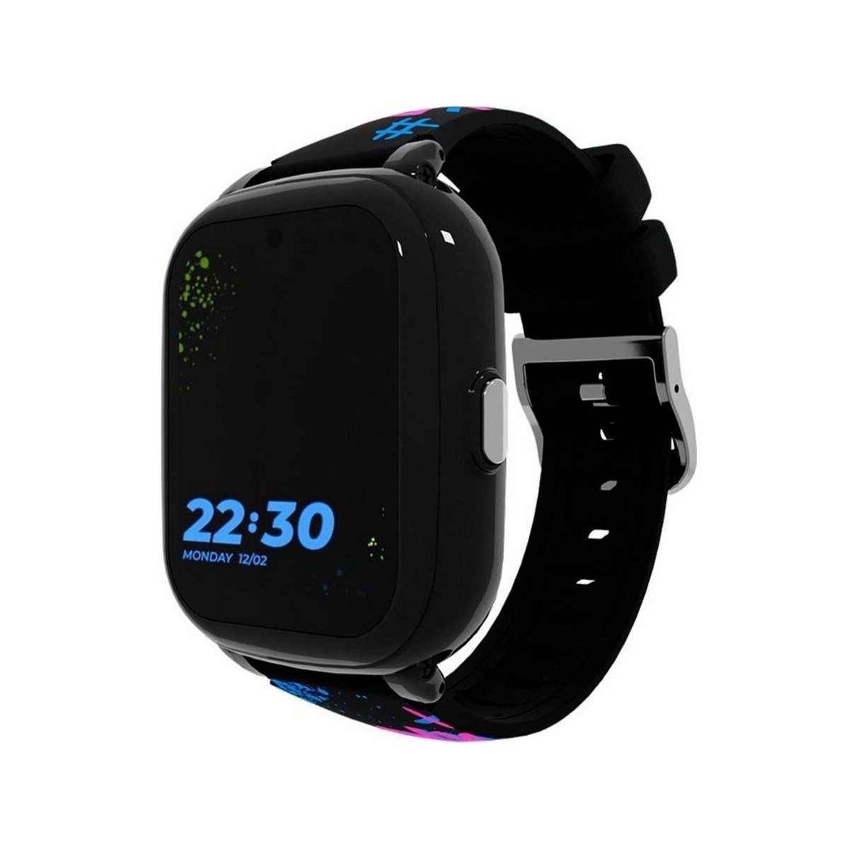 Smartwatch Savefamily Iconic Plus 2 Swatch Crianças Silic E - Preto - Street Preto Street-1
