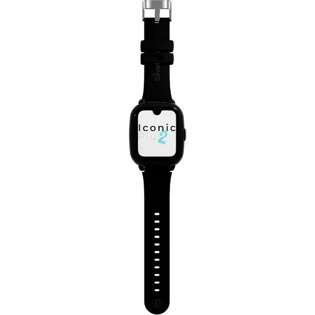 Smartwatch Savefamily Iconic Plus 2 Swatch Crianças Silic L - Preto - Gotham Black Preto/Gotham Black-5