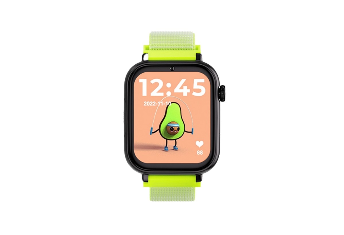Relógio para Crianças SaveWatch Plus com GPS e Chamada - Aro Preto - Bracelete Tecido Fluor Preto/Tecido Fluorescente-2