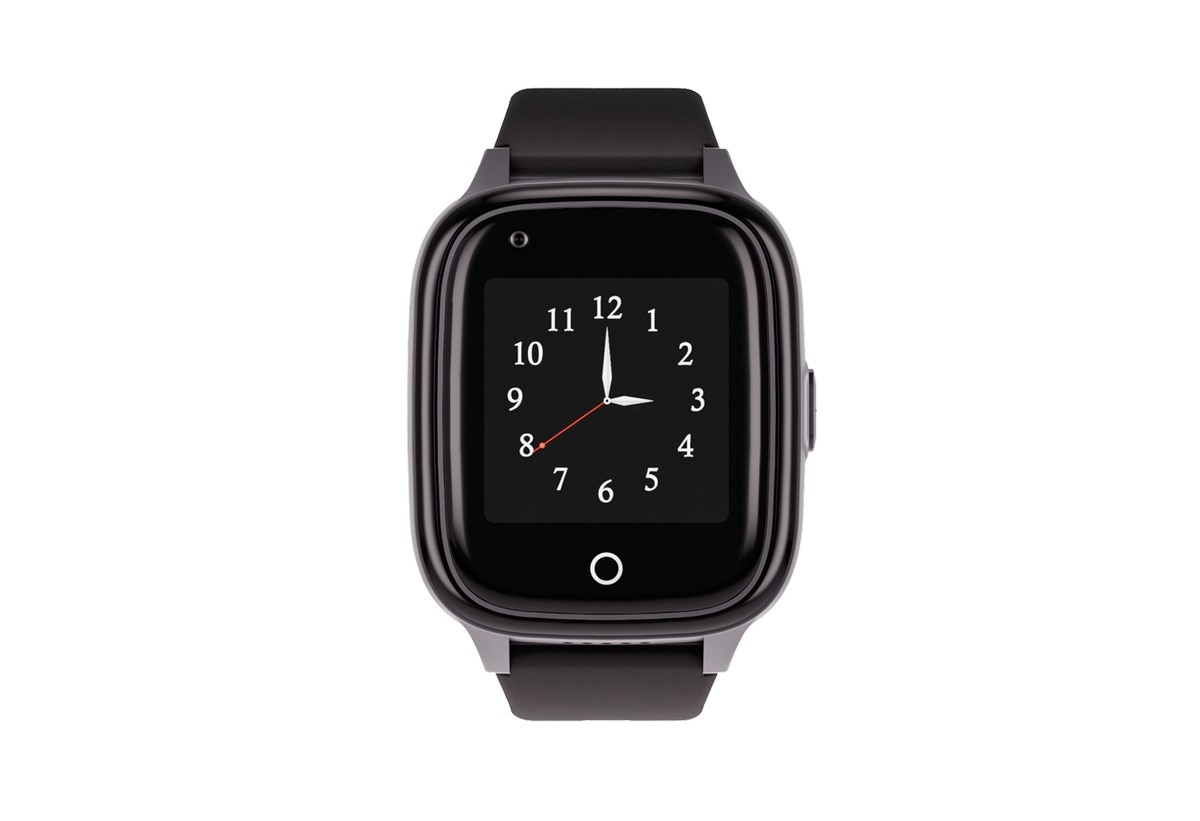 Smartwatch Relógio Senior Savefamily com GPS e Chamada - Aro Preto - Bracelete Silicone Preto Preto-2