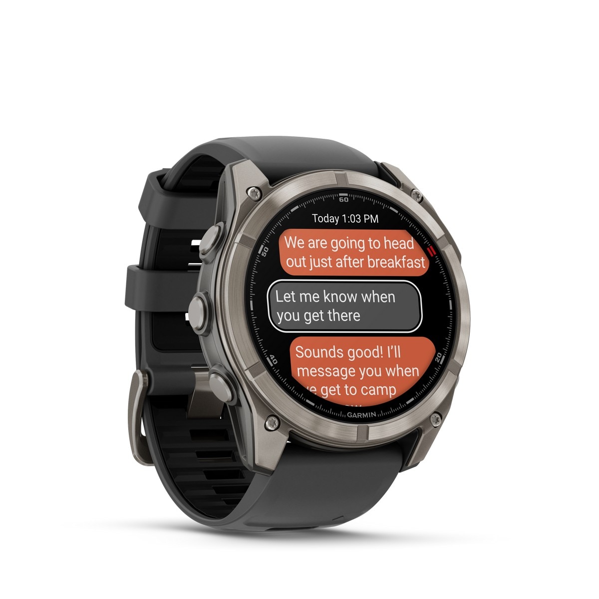 Smartwatch Garmin Fénix 8 Pro, 47 mm, Multidesporto Premium com GPS e Tecnologia Inreach Titânio Preto-4