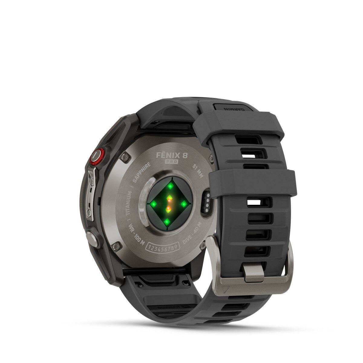 Smartwatch Garmin Fénix 8 Pro, 51 mm, Multidesporto Premium com GPS e Tecnologia Inreach Titânio Preto-10