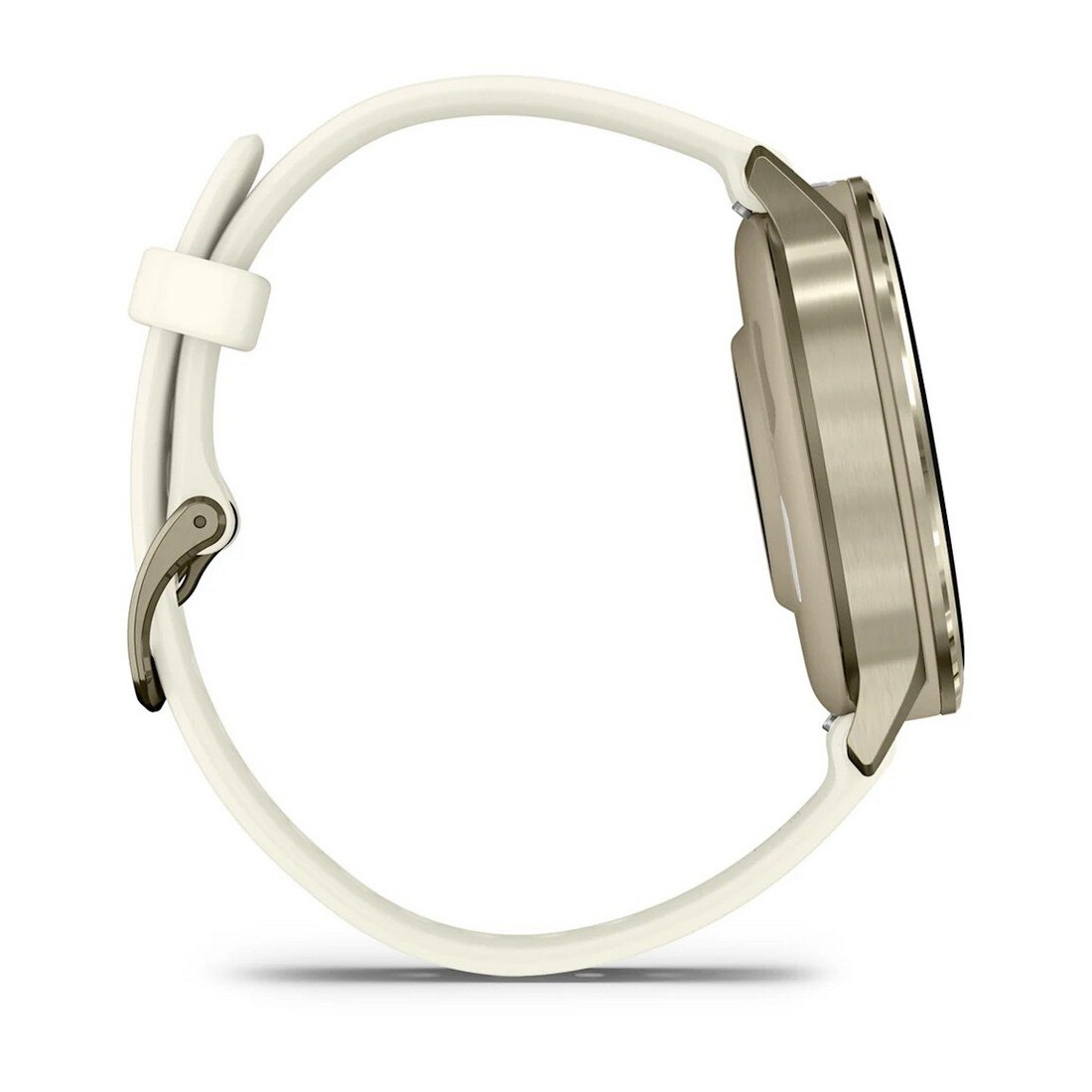 Smartwatch Garmin Venu 4 (41mm) - Aro Dourado com Bracelete Silicone Branco Dourado-5