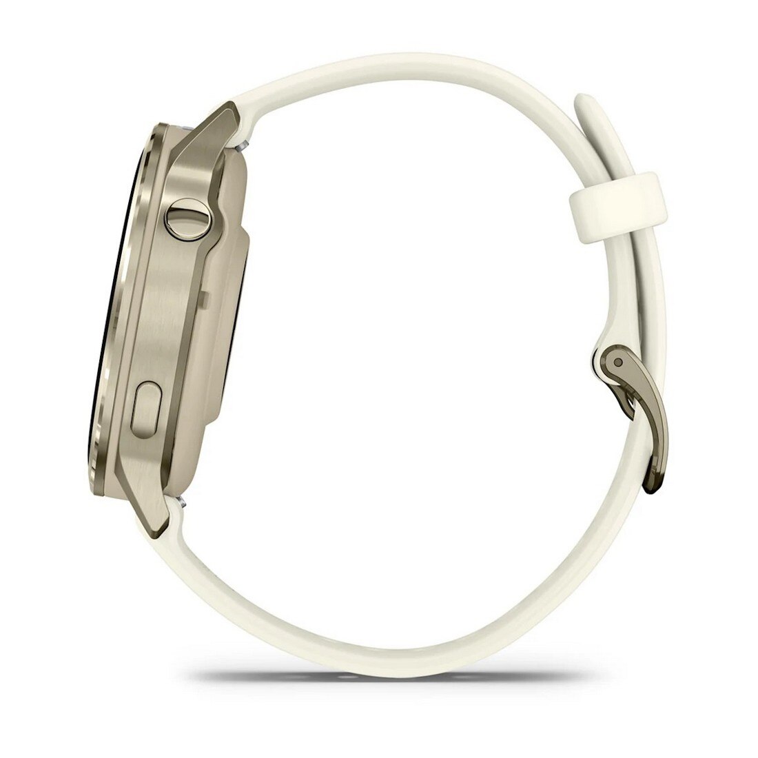 Smartwatch Garmin Venu 4 (41mm) - Aro Dourado com Bracelete Silicone Branco Dourado-8