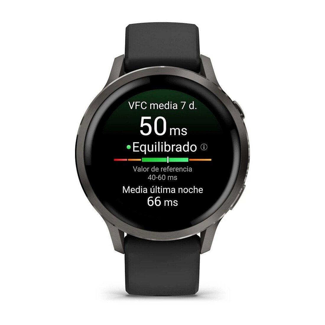 Smartwatch Garmin Venu 4 (41mm) - Aro Preto com Bracelete Silicone Preto Preto-2