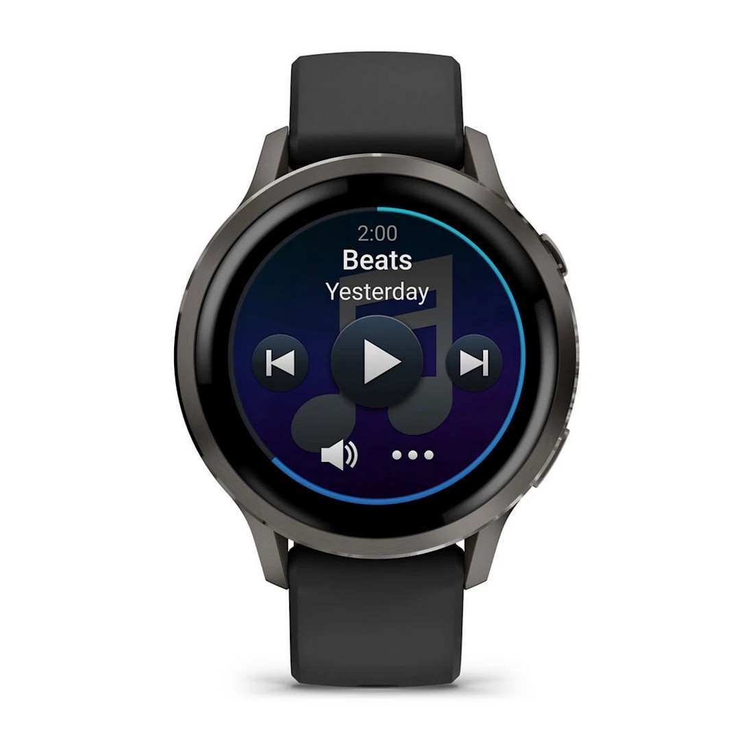 Smartwatch Garmin Venu 4 (41mm) - Aro Preto com Bracelete Silicone Preto Preto-4