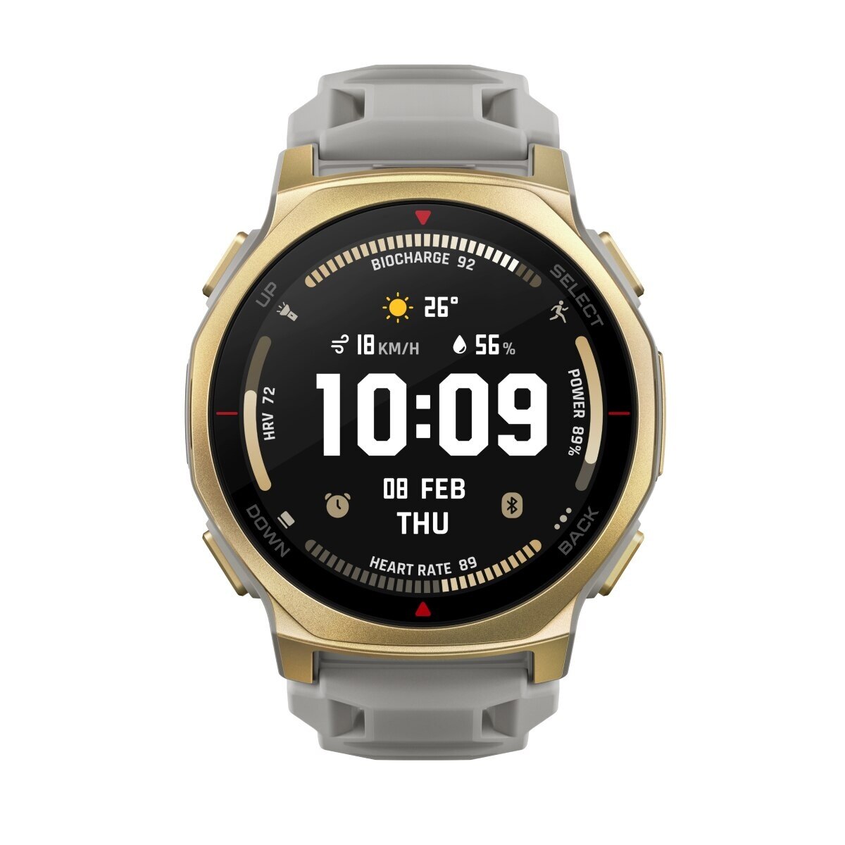 Smartwatch Amazfit T-Rex 3 Pro 44mm com Modo HYROX Cinzento-ártico-2