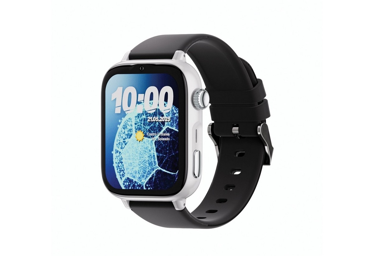 Imagem 0 de Relógio para Crianças SaveWatch Plus 2 Savefamily - Aro Branco - Bracelete Silicone Black is black