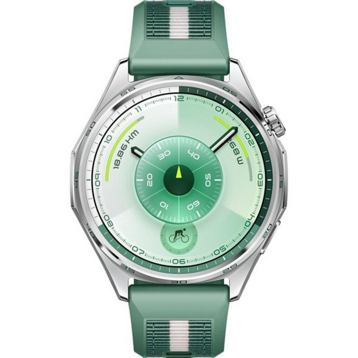 Smartwatch Huawei Watch GT6 de 46mm - Prateado com Bracelete Tecido Composto - Verde Green-2