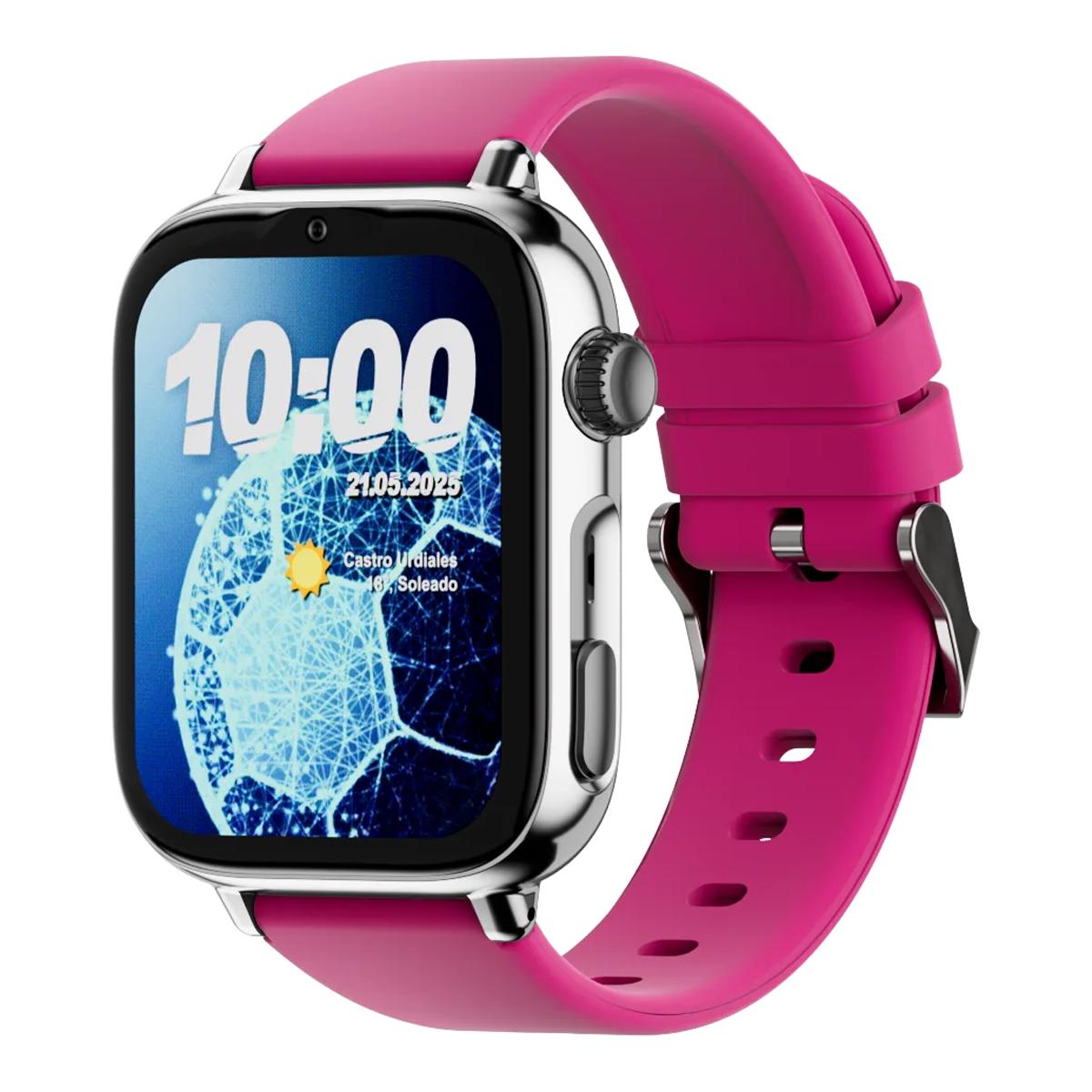 Imagem 0 de Relógio para Crianças SaveWatch Plus 2 Savefamily - Aro Prateado - Bracelete Silicone Lollipop