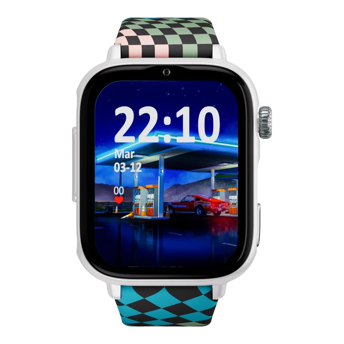 Relógio para Crianças SaveWatch Plus 2 Savefamily - Aro Branco - Bracelete Silicone Loop Branco-2