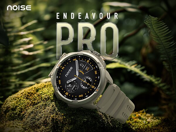 Smartwatch Noise Endeavour Pro GPS Bege-10