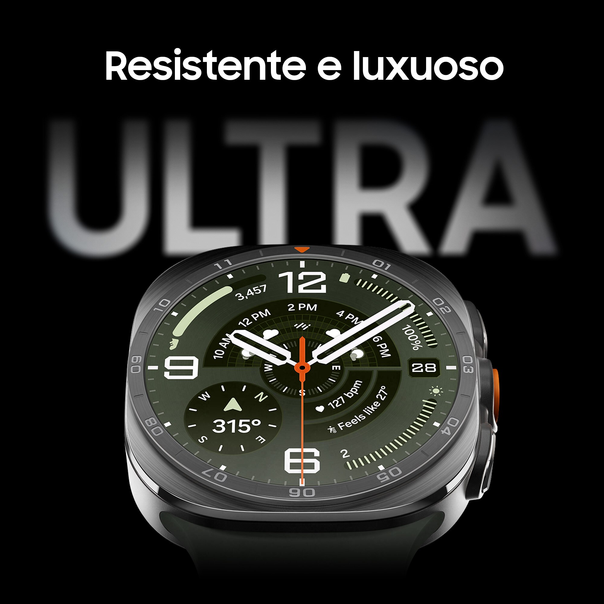 Smartwatch Samsung Galaxy Watch Ultra2 Cinzento Preto-3
