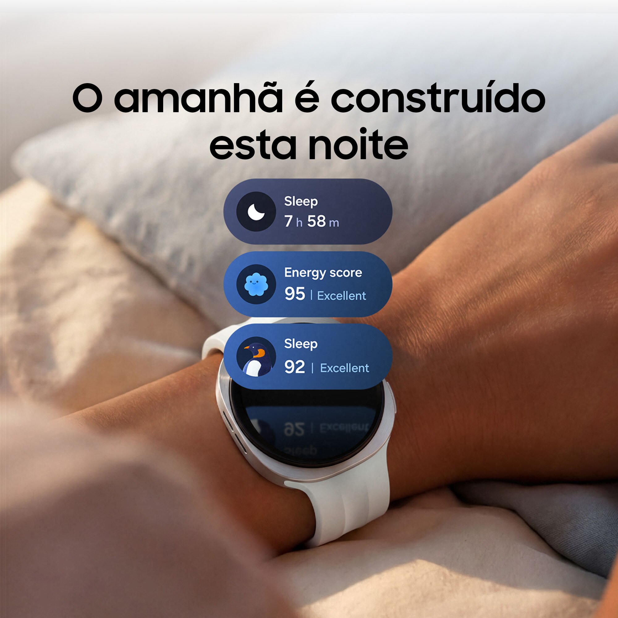 Smartwatch Samsung Galaxy Watch9 40mm Beje Creme-5