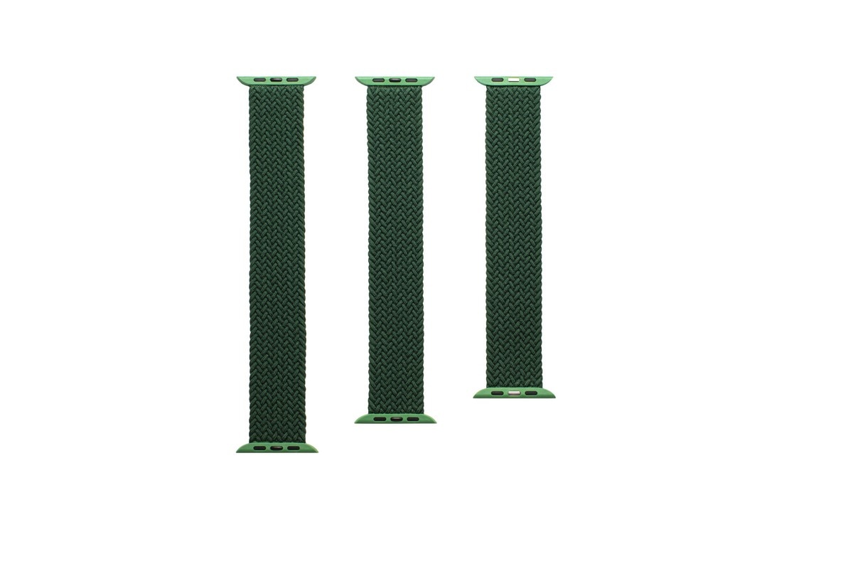 Imagem 0 de Bracelete Trançada para Apple Watch 41mm (Grande) - Forest Green