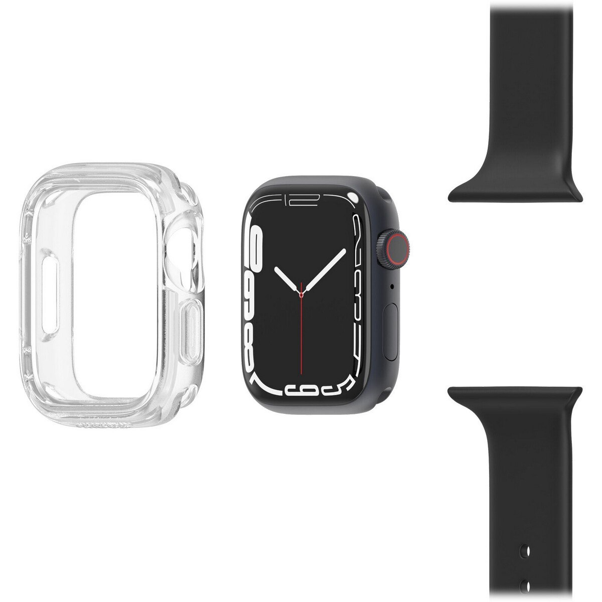Caixa de Proteção Exo Edge para Apple Watch Series 7/8 - 41mm Transparente-4
