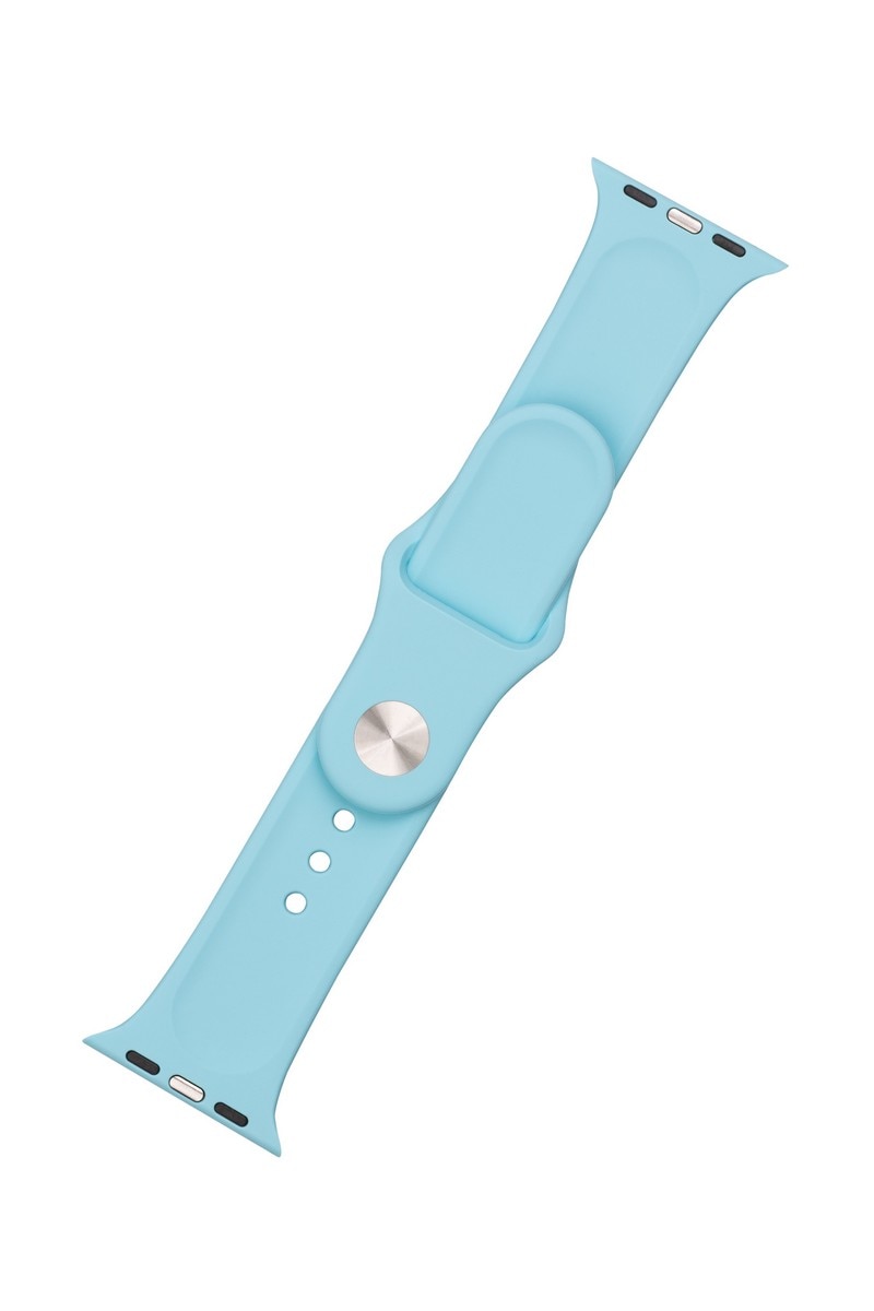 Bracelete de Silicone para Apple Watch 38/40/41 mm - Azul-Claro Turquesa-2