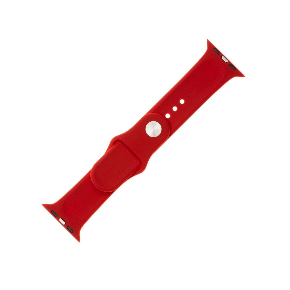 Bracelete de Silicone para Apple Watch 42/44/45 mm - Vermelho Vermelho-3