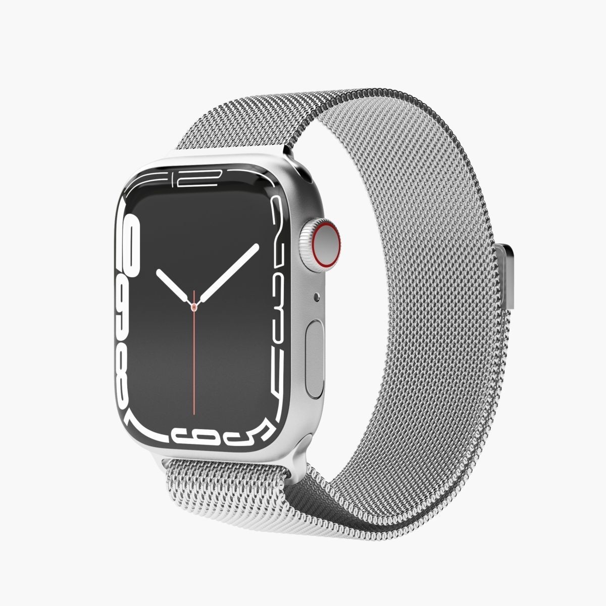 Bracelete Milanese 42-49 mm Vonmaehlen - Prata 3