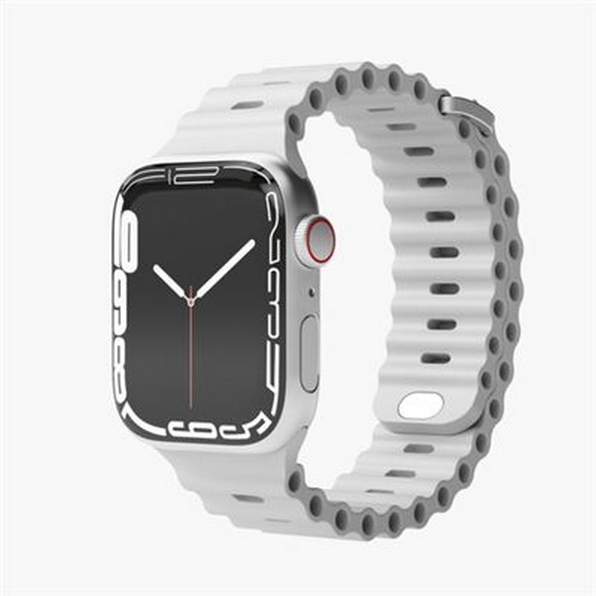 Bracelete Vonmaehlen 38-41 mm Silicone - Cinzento 3