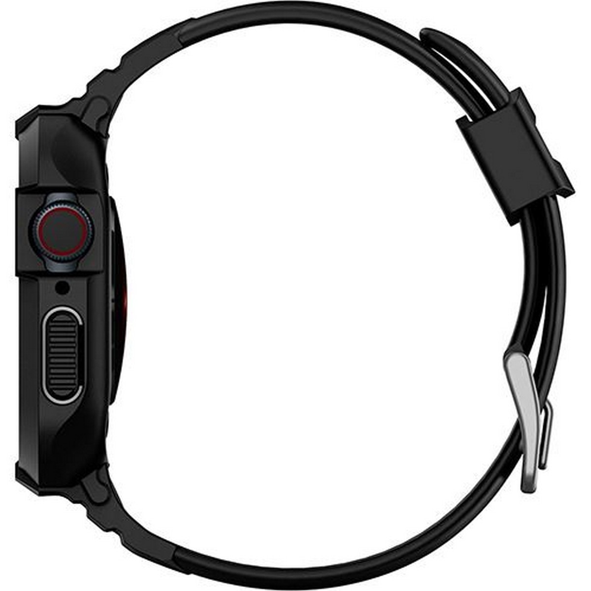 Bracelete + Capa de Proteção Spigen Rugged Armor para Apple Watch Series 7 / SE / 6 / 5 / 4 - Preto 9